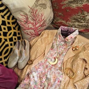 Robert Graham Blouse and Sigrid Olsen  sweater